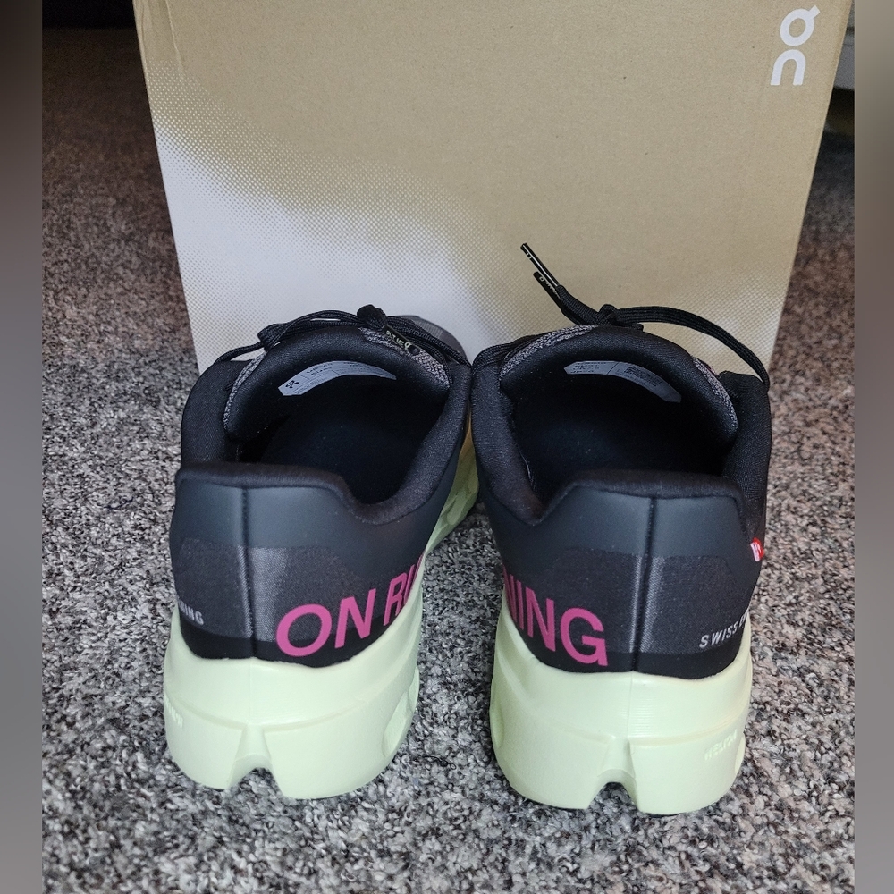 On Running Cloudsurfer Next Running Shoe - Black/Lima NEW - Picture 5 of 12